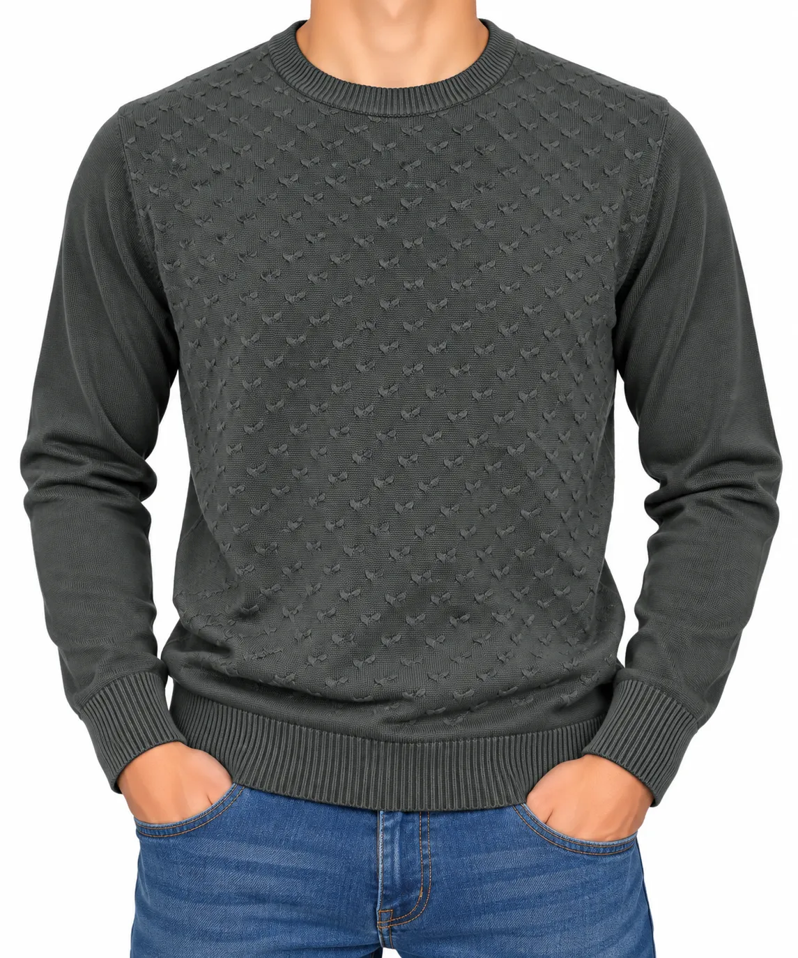 Golfino Uomo Texture Geometrica
